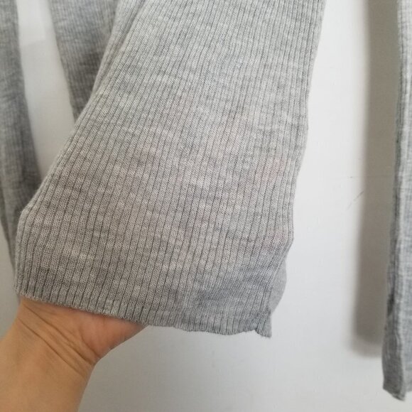 Madewell Ruffle Sweater Knit Lightweight Rib Top - Picture 8 of 13